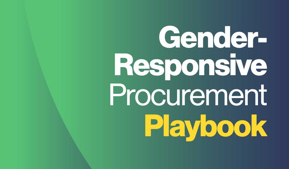 Launching The Gender Responsive Procurement Course And Playbook Win